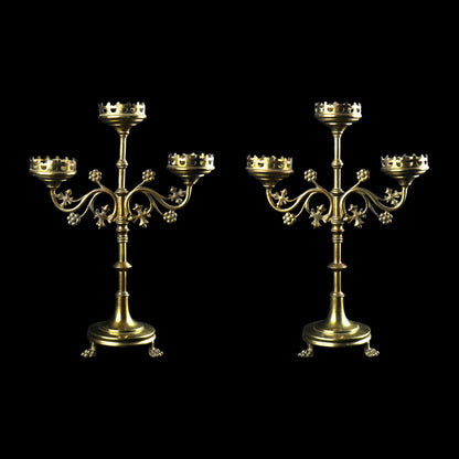 Gothic Revival Candelabra