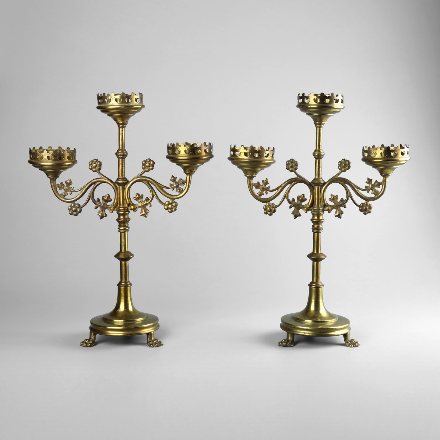 Gothic Revival Candelabra