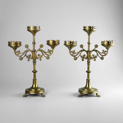 Gothic Revival Candelabra