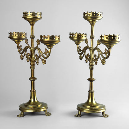 Gothic Revival Candelabra