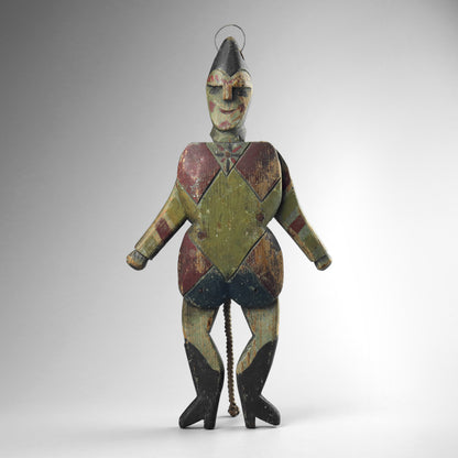 Harlequin Jumping Jack Toy