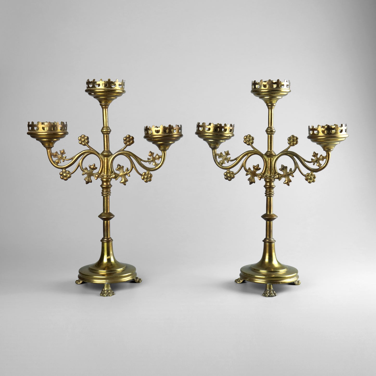 Gothic Revival Candelabra