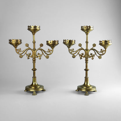 Gothic Revival Candelabra
