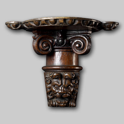 Pair of Lion Wall Brackets