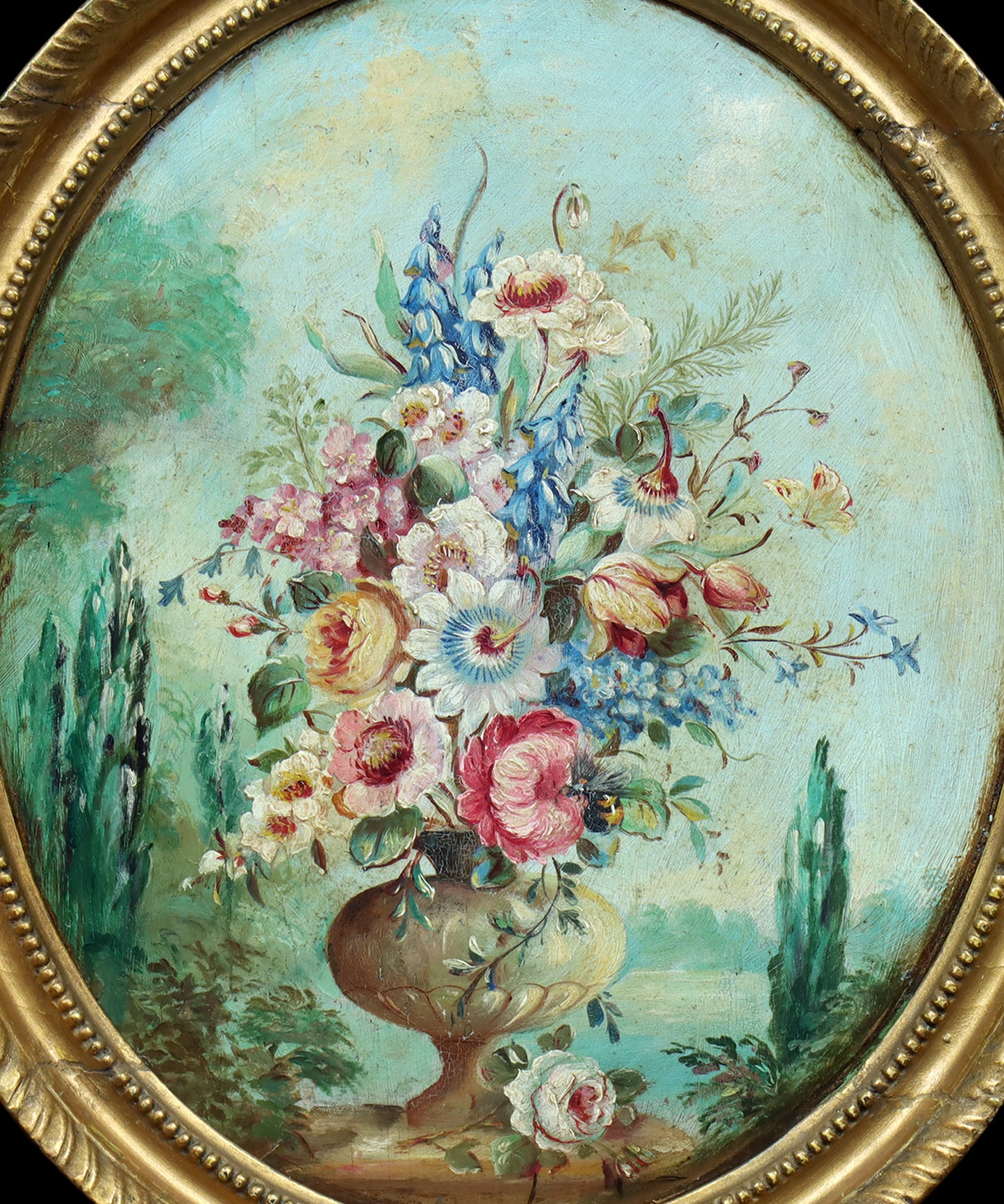 Pair of Floral Still-Life Paintings