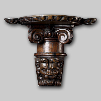 Pair of Lion Wall Brackets