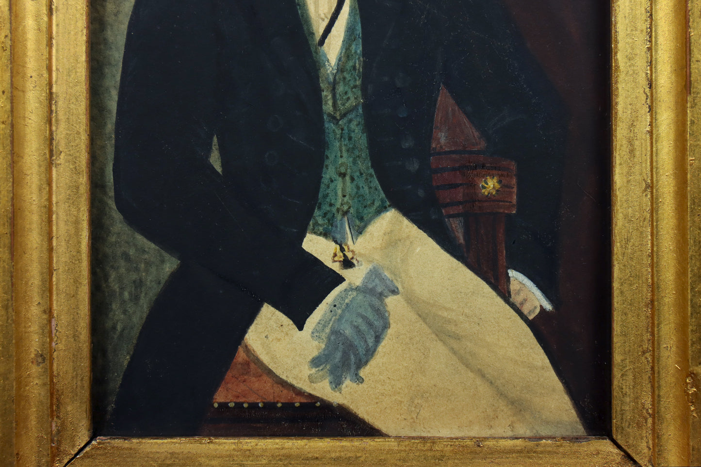 Folk Art Portrait of a Gentleman