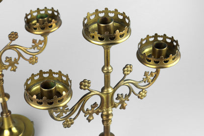 Gothic Revival Candelabra