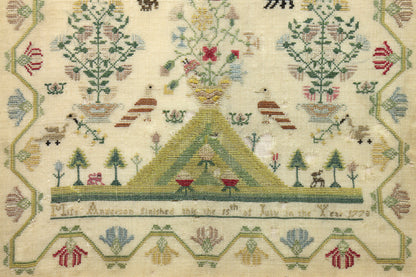 Sampler Dated 1778