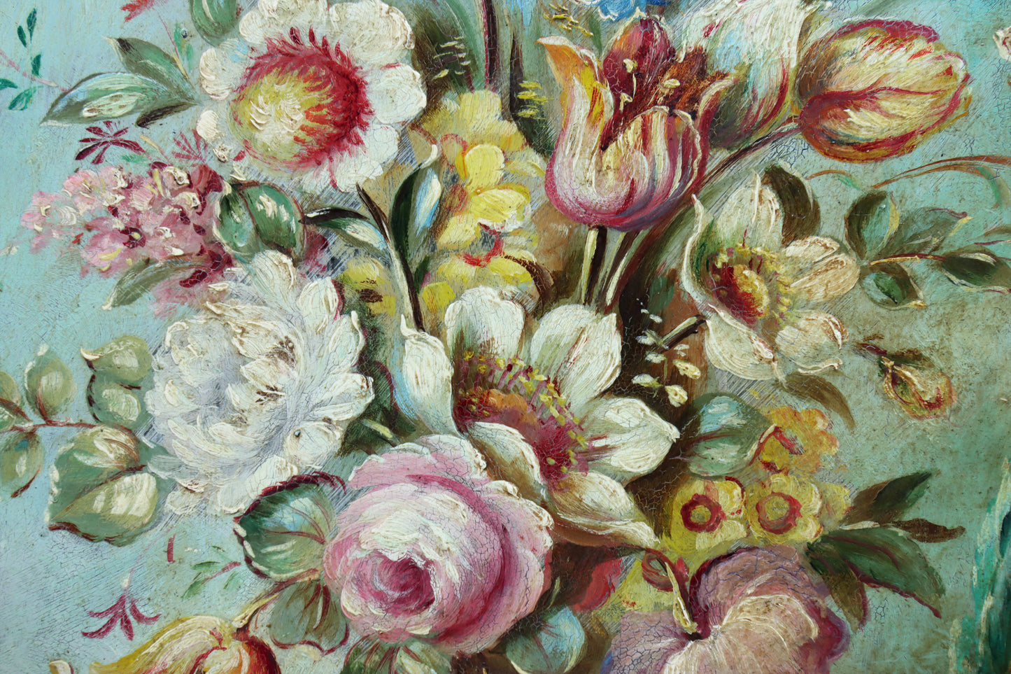 Pair of Floral Still-Life Paintings