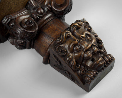 Pair of Lion Wall Brackets