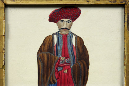 Naive Portraits of Turkish Men