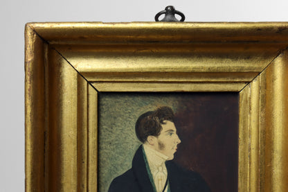 Folk Art Portrait of a Gentleman