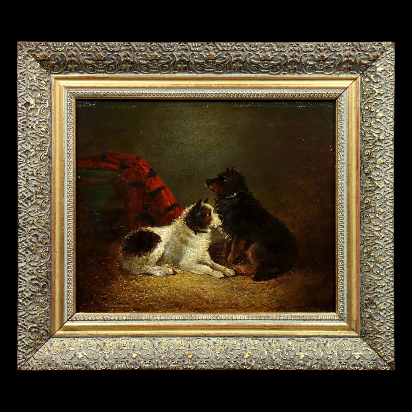 Painting of Two Terriers