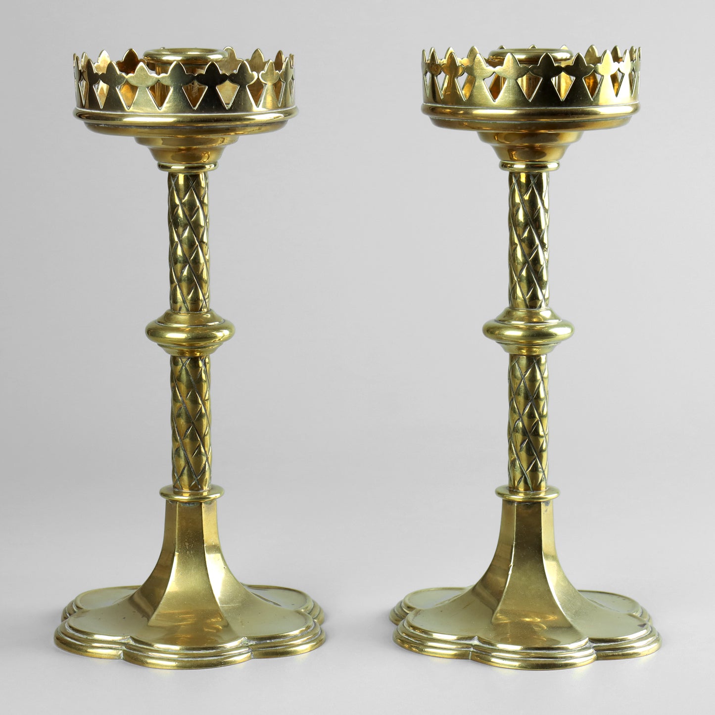 Gothic Revival Candlesticks
