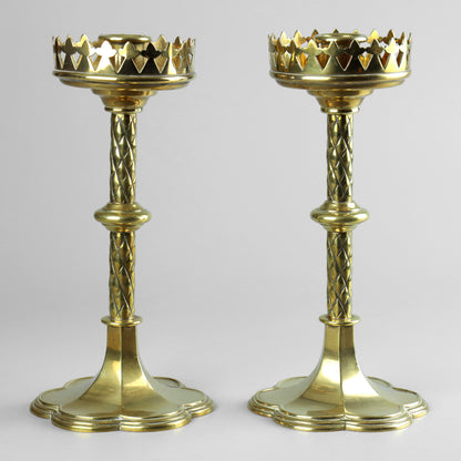 Gothic Revival Candlesticks