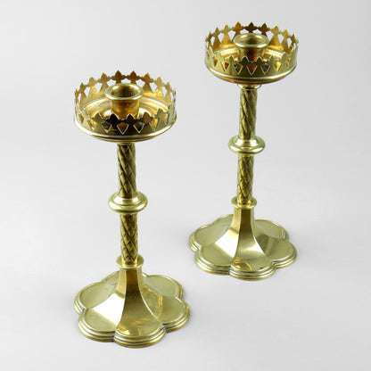 Gothic Revival Candlesticks