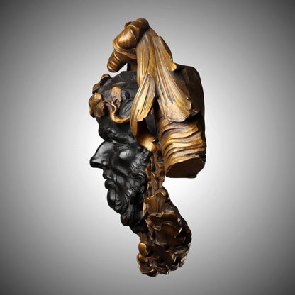 Carved Roundel of Bacchus