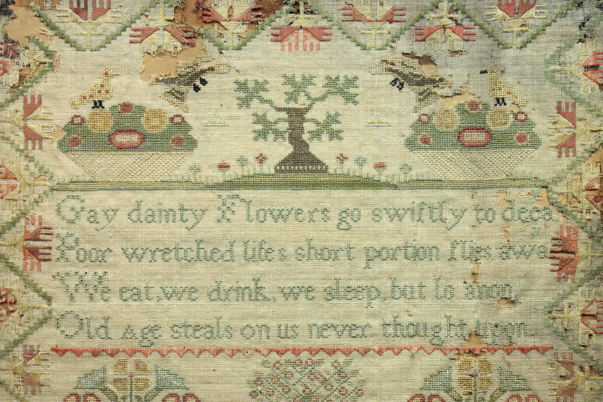 Sampler Dated 1759