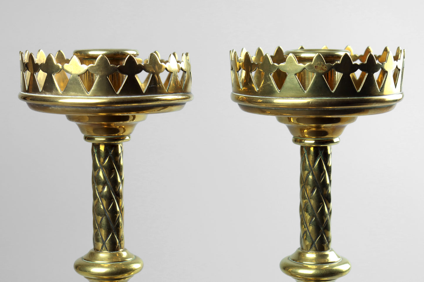 Gothic Revival Candlesticks
