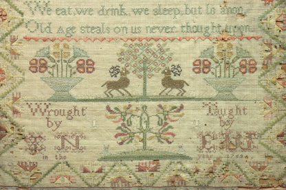 Sampler Dated 1759
