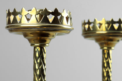Gothic Revival Candlesticks