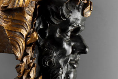 Carved Roundel of Bacchus