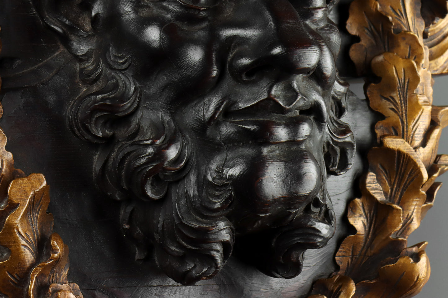 Carved Roundel of Bacchus