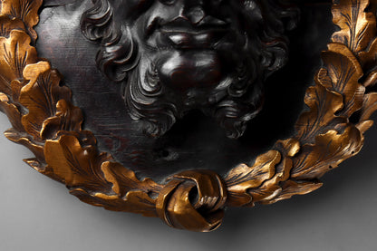 Carved Roundel of Bacchus