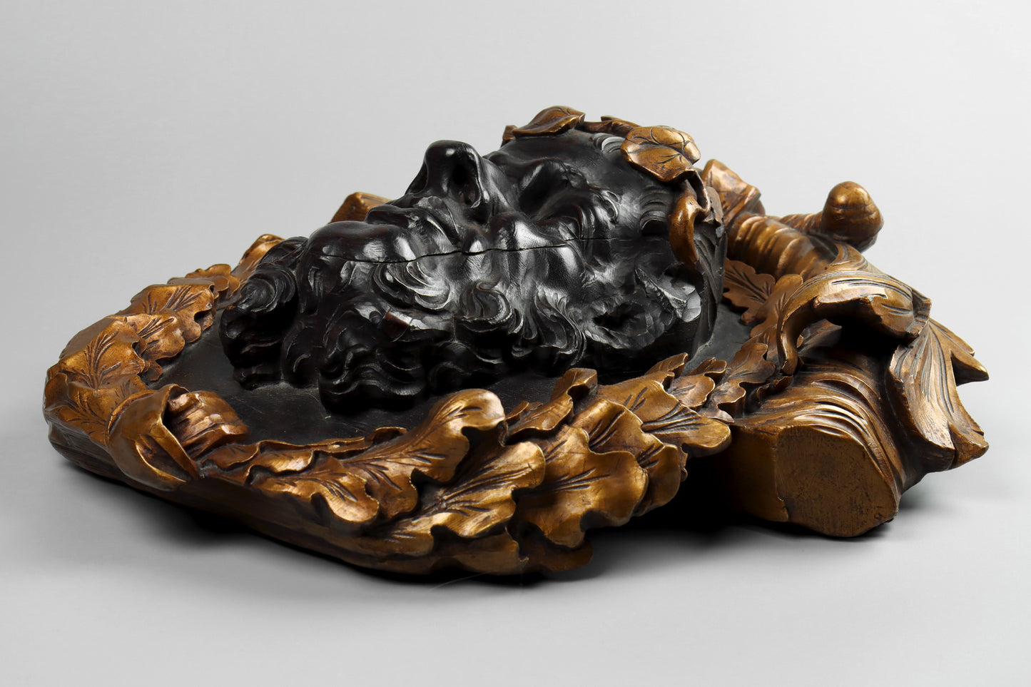 Carved Roundel of Bacchus