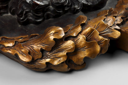 Carved Roundel of Bacchus