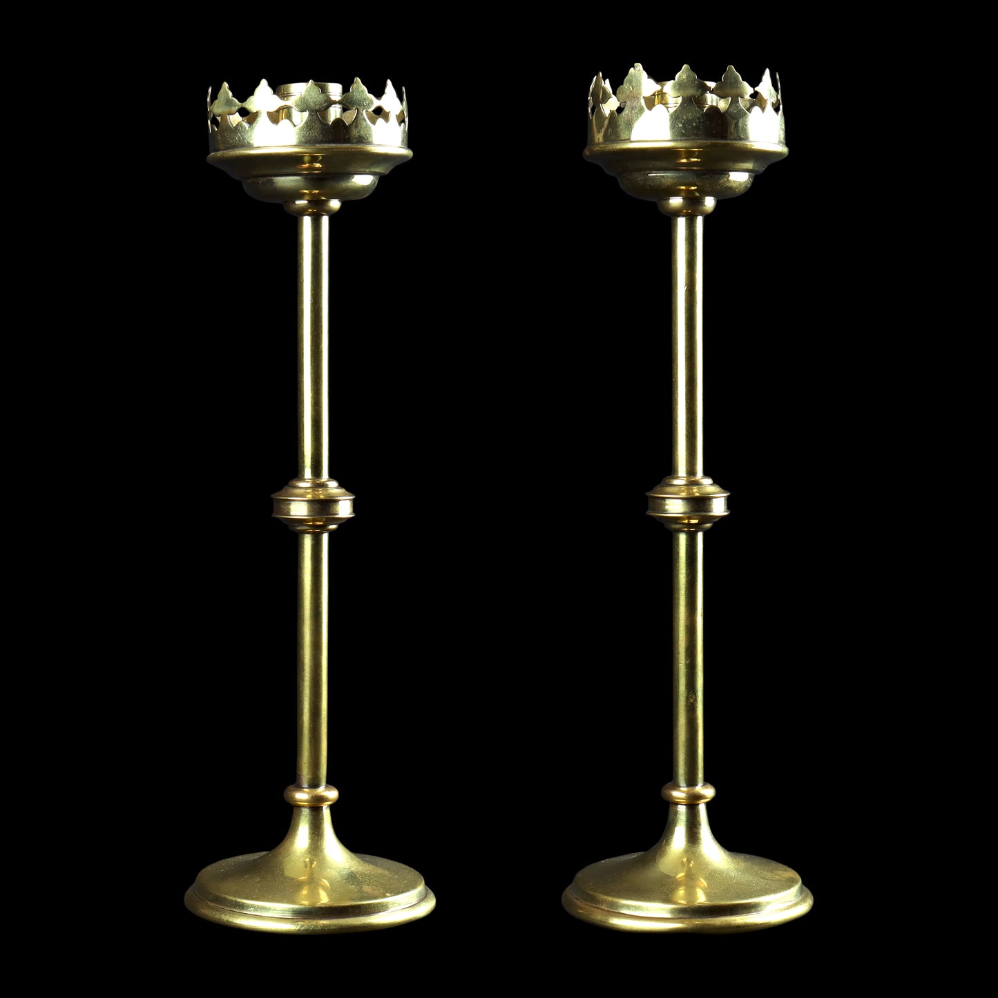 Gothic Revival Candlesticks