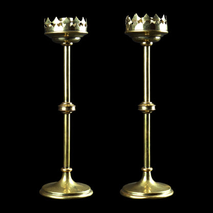 Gothic Revival Candlesticks