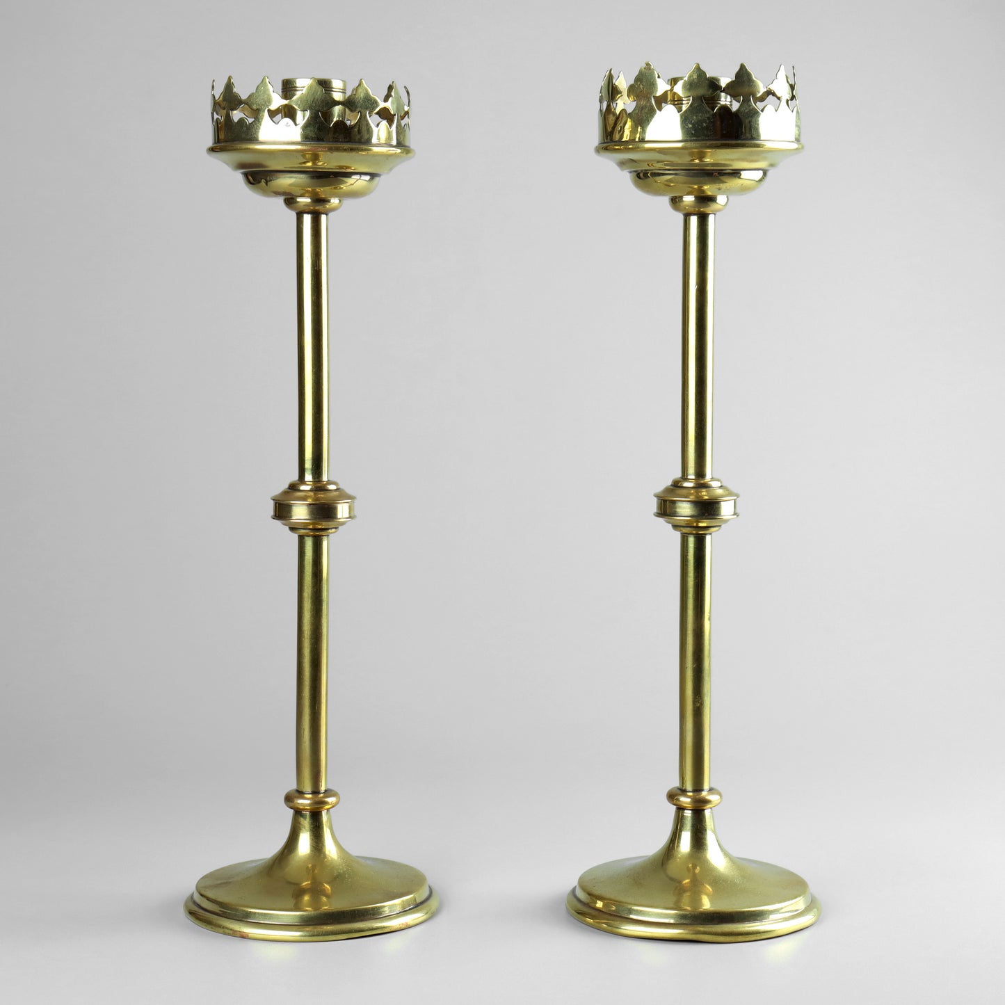 Gothic Revival Candlesticks