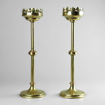 Gothic Revival Candlesticks