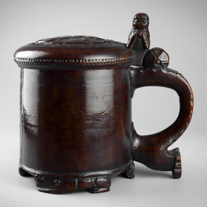 Burr Wood Peg Tankard