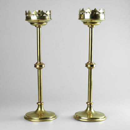 Gothic Revival Candlesticks