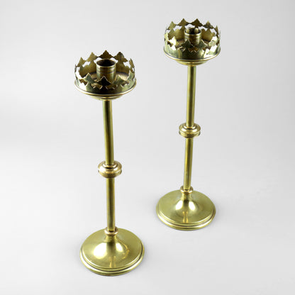 Gothic Revival Candlesticks
