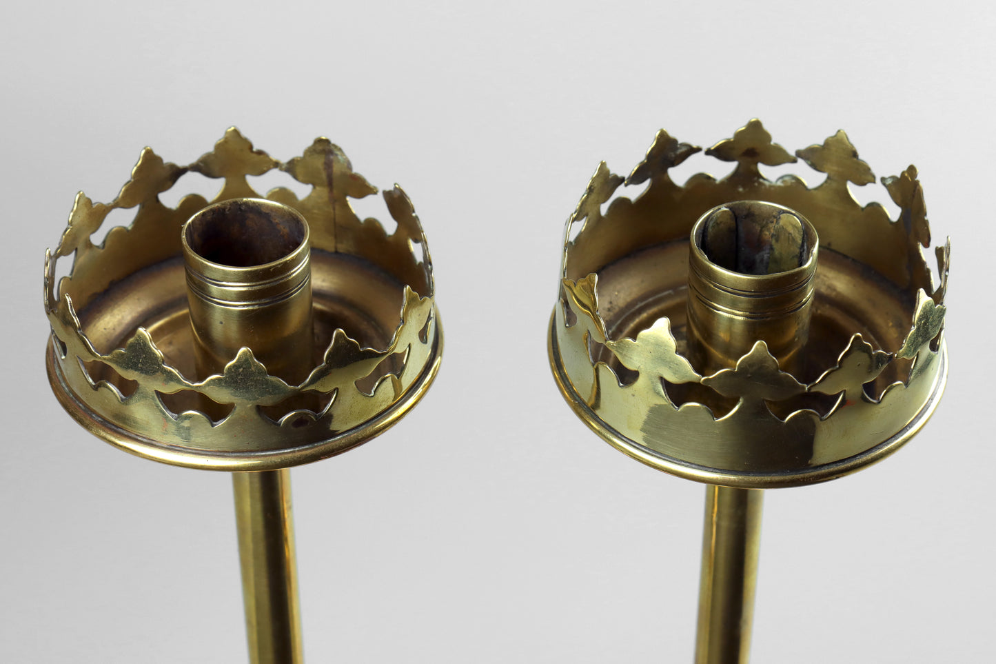 Gothic Revival Candlesticks