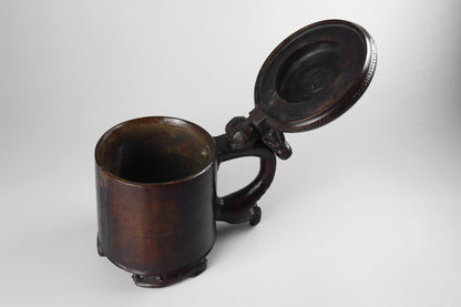 Burr Wood Peg Tankard
