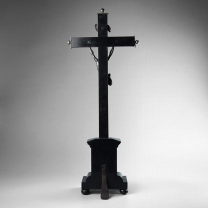 Ebonised Crucifix & Christ
