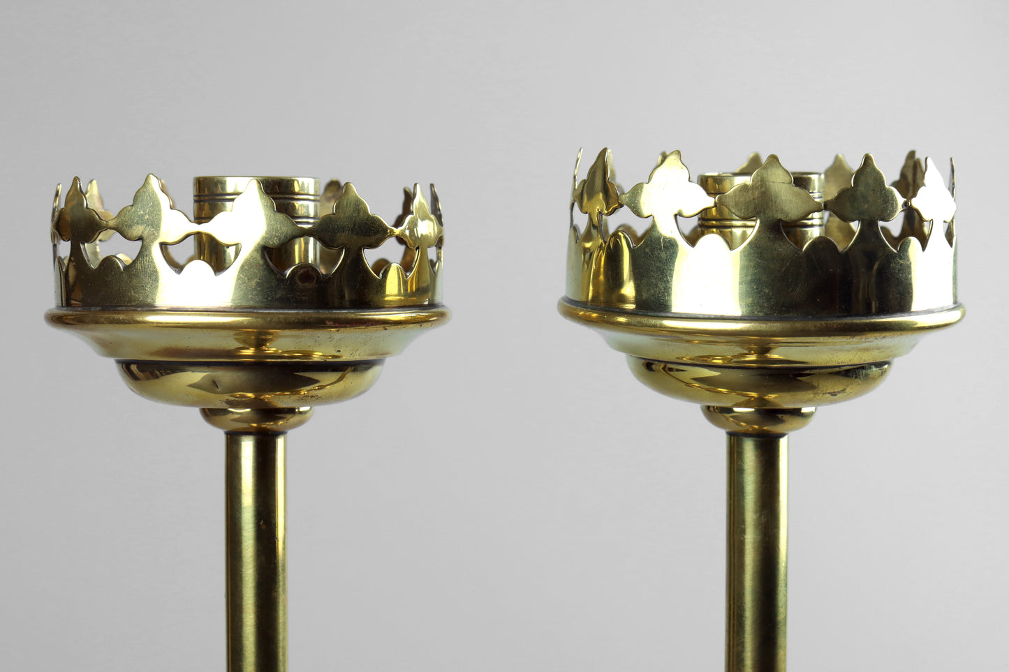 Gothic Revival Candlesticks