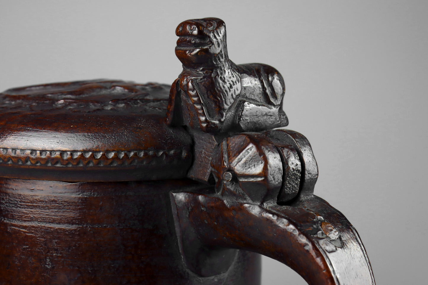 Burr Wood Peg Tankard