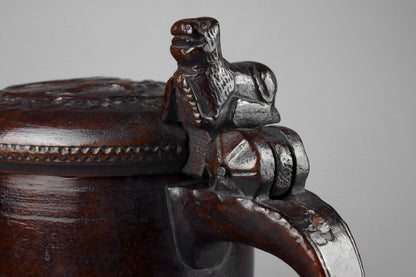 Burr Wood Peg Tankard