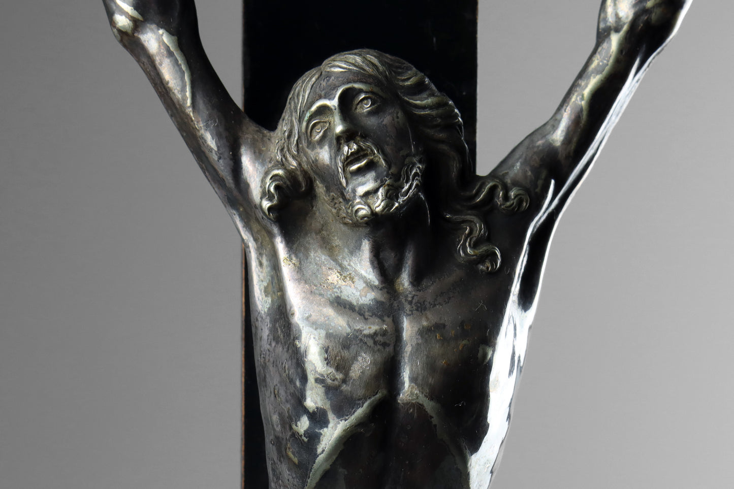 Ebonised Crucifix & Christ
