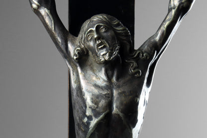 Ebonised Crucifix & Christ