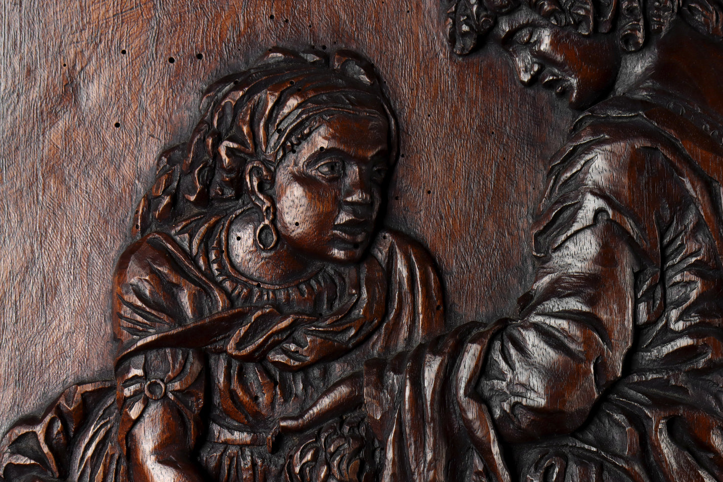 Carved Panel Judith With The Head of Holofernes