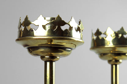 Gothic Revival Candlesticks