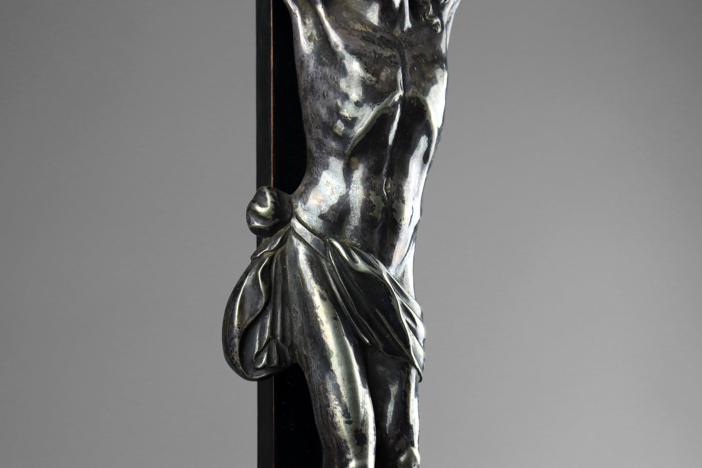 Ebonised Crucifix & Christ
