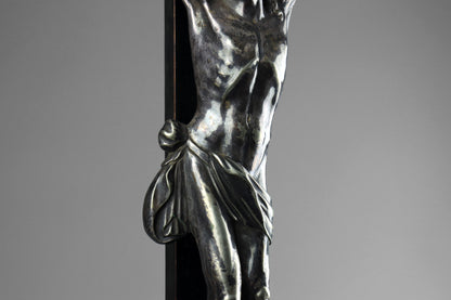 Ebonised Crucifix & Christ